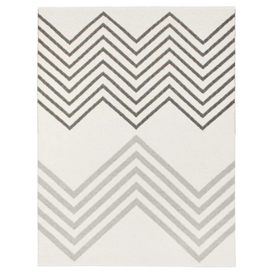 Swedish plastic design rug „Sapmi“ (Grey) | Kunstbaron